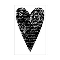 WTKCC07 - Stampila High Definition - 7x11cm - Heart - Stamperia