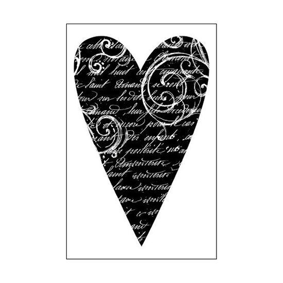 WTKCC07 - Stampila High Definition - 7x11cm - Heart - Stamperia