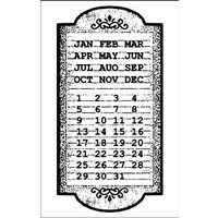 WTKCC10 - Stampila High Definition - 7x11cm - Calendar - Stamperia
