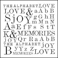WTKCC14 - Stampila High Definition - 10x10cm - Words - Stamperia