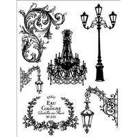 WTKCC18 - Stampila High Definition - 14x18cm - Lamp post - Stamperia