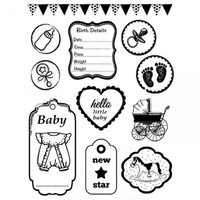 WTKCC23 - Stampila High Definition - 14x18cm - Baby - Stamperia