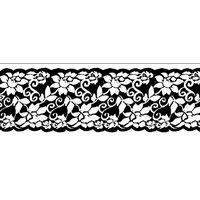 WTKCC24 - Stampila High Definition - 4x18cm - Flowers - Stamperia