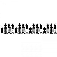 WTKCC25 - Stampila High Definition - 4x18cm - Mannequins - Stamperia