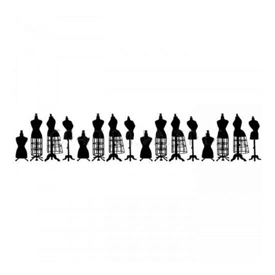 WTKCC25 - Stampila High Definition - 4x18cm - Mannequins - Stamperia