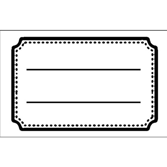 WTK143 - Stampila silicon 7x11 cm - tag - Stamperia