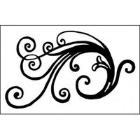 WTK144 - Stampila silicon 7x11 cm - Left spiral - Stamperia