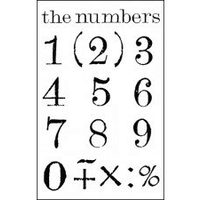 WTK148 - Stampila silicon 7x11 cm - Numbers - Stamperia
