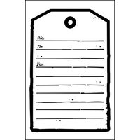 WTK151 - Stampila silicon 7x11 cm - Tag - Stamperia