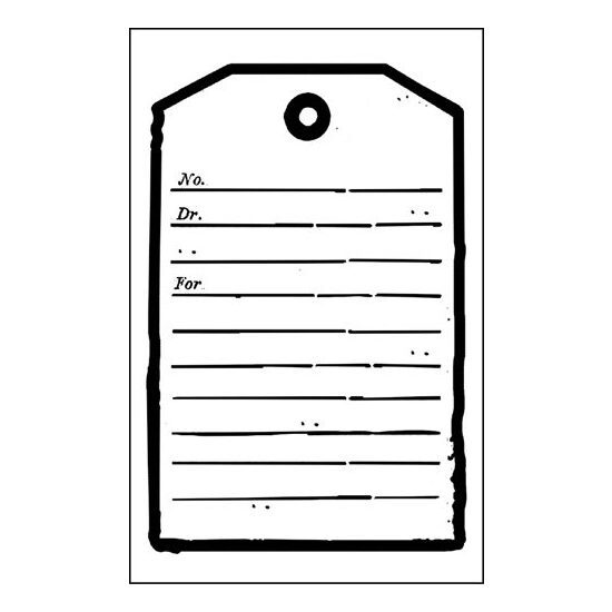 WTK151 - Stampila silicon 7x11 cm - Tag - Stamperia