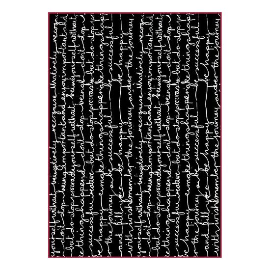 DFSA4124 - Hartie de orez A4 - Stamperia - cursive words