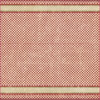 DFT280 - Servetel de orez 50x50cm - Stamperia - farm red