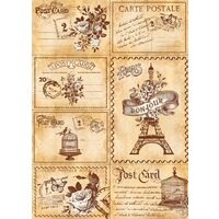 FLSG/ST71 - Fetru printat 50 x 70 cm - Stamperia - Travel Paris