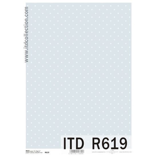 R619 - Hartie orez A4, 25 - 30gr - ITD