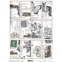 TAG-051 - Hartie scrapbooking - Etichete - A4, 250g - ITD
