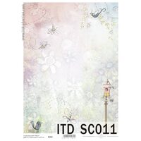 SC011 - Hartie scrapbooking - A4, 250g - ITD
