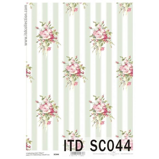 SC044 - Hartie scrapbooking - A4, 250g - ITD