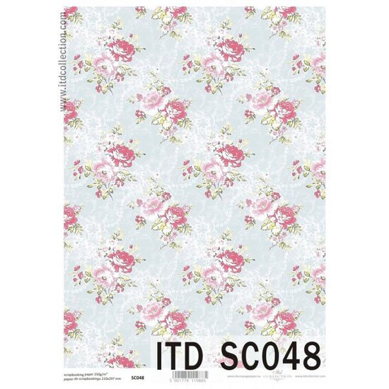 SC048 - Hartie scrapbooking - A4, 250g - ITD