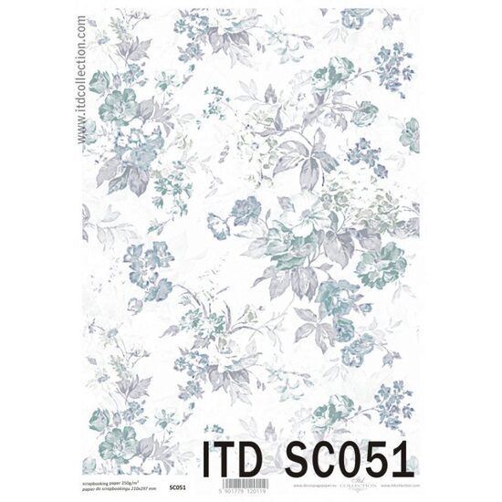 SC051 - Hartie scrapbooking - A4, 250g - ITD