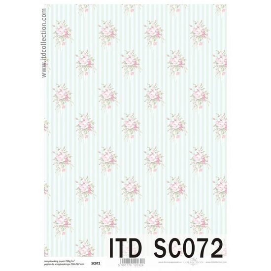 SC072 - Hartie scrapbooking - A4, 250g - ITD