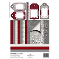 SCRAP004-Set 10 coli scrapbooking A4 - Classic