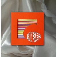 KW141 Felicitare Pasti 13 x 13 cm - ITD
