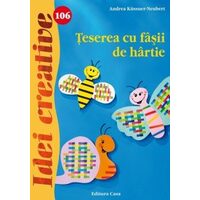 Teserea cu fasii de hartie - Idei creative 106