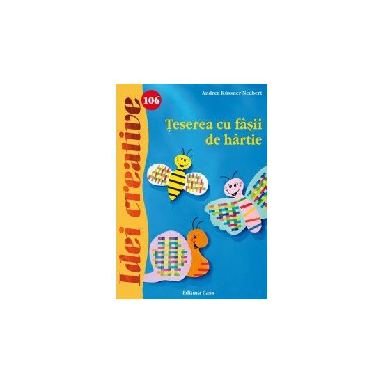 Teserea cu fasii de hartie - Idei creative 106