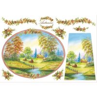 DFS068 - Hartie de orez Stamperia 48x33 cm - autumn