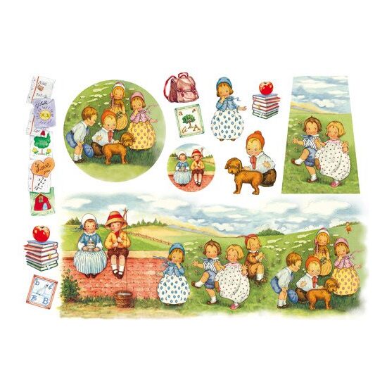 DFS144 - Hartie de orez Stamperia 48x33 cm - sweet baby