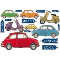 DFS205 - Hartie de orez Stamperia 48x33 cm - model car
