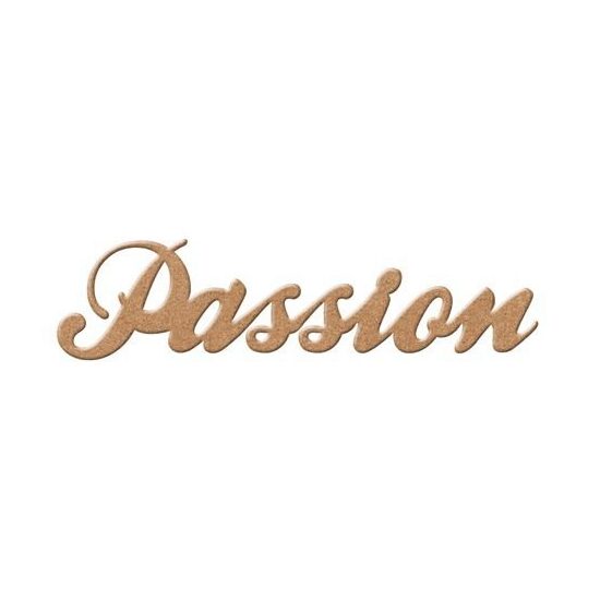 KF447 - Silueta MDF - Passion - 12cm - Stamperia