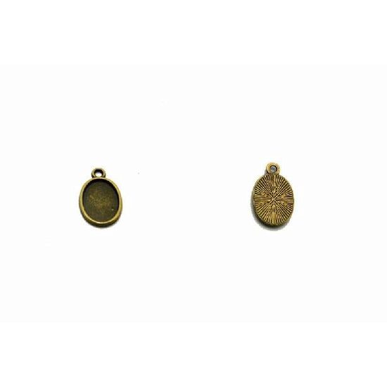 366872D - Medalion bronz - oval 2x1.2cm - ANT-CH