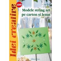 Modele string art pe carton si lemn - Idei creative 109