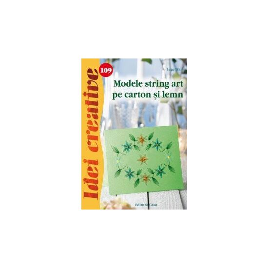 Modele string art pe carton si lemn - Idei creative 109