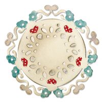 9 - 658912 Cutter Thinlits TAIE SI EMBOSEAZA - Doily, Love Silhouette - Sizzix