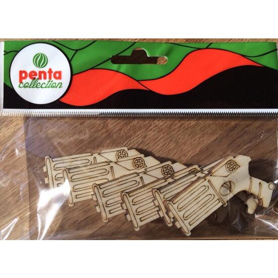 21686 - Set 6 figurine lemn - pistoale - Penta Colection