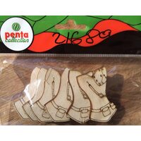 21689 - Set 6 figurine lemn - corset - Penta Colection