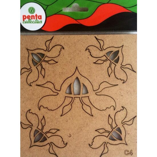 20720 - Set coltare MDF- placa 15.5x15.5cm - C4 - PENT.
