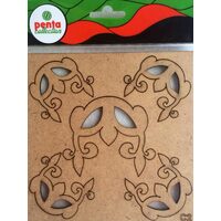 20718 - Set coltare MDF- placa 15.5x15.5cm - C2 - PENT.