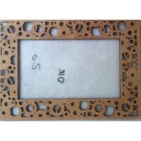 23339 - Rama Mdf traforata - bubble - 20.4x29cm, interior dreptunghi - PENT.