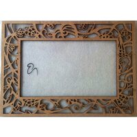 21707 - Rama Mdf traforata - dantelarie - 20.4x29cm, interior dreptunghiular - PENT.
