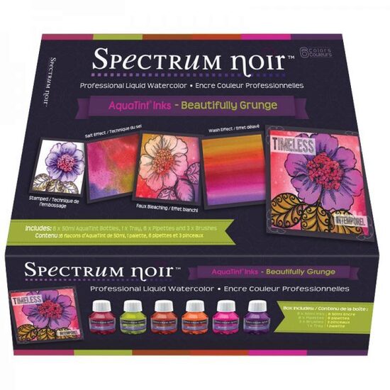 SPEC-AQ6-GRUN Set 6 x 50 ml Aquatint Inks - Beautifully Grunge - Spectrum Noir