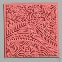 CE95001 - Placa de textura, stampila cauciuc - 9x9cm - Cernit - Freestyle