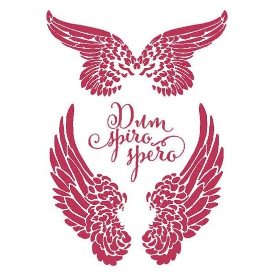 KSG317 - Sablon 21x29.7 - Wings - Stamperia