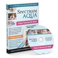 CD-S-AQUA Spectrum Aqua Watercolour Video Tutorial CD-ROM - Crafters Companion