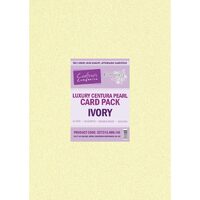 CPL-IVORY-A3 Set 20 coli perlate Ivory 320 gr/mp - Crafters Companion