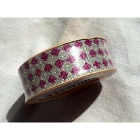 372724 - Deco tape - washi tape - scotch hartie glitter, carouri roz - 15mm x 5m ANT-CH