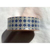 372725 - Deco tape - washi tape - scotch hartie glitter, carouri albastre - 15mm x 5m ANT-CH