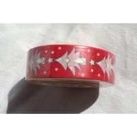 372882 - Deco tape - washi tape - scotch hartie cu braduti - 15mm x 10m ANT-CH